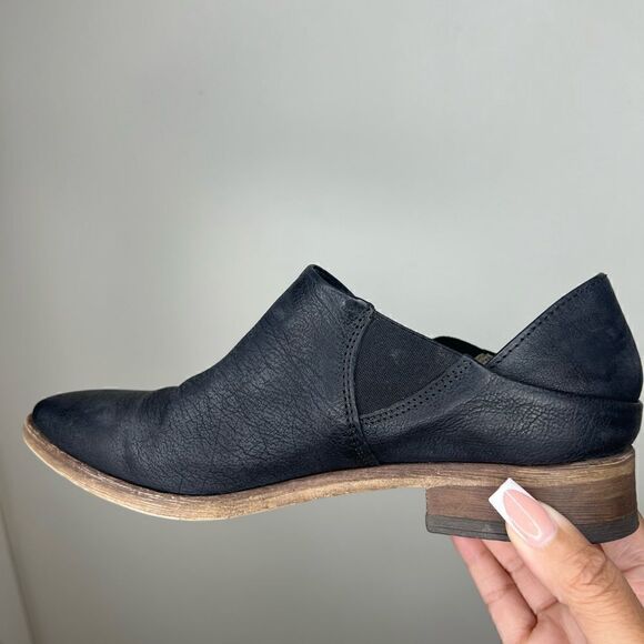 Free People x Lavorazione Artigiana Black Leather Ankle Bootie/Convertible Mules - Picture 7 of 16